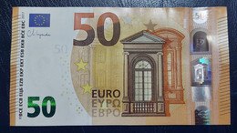 50 EURO S038E3 Italy Lagarde Serie SC Ch 85 Perfect UNC - 50 Euro