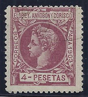 ESPAÑA/ELOBEY, ANNOBON Y CORISCO 1903 - Edifil #16 - VFU - Annobon & Corisco