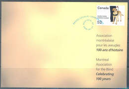 CANADA - FDC - 3.4.2008 - GUIDE DOGS FOR THE BLIND - Yv 2348 - Lot 24393 - 2001-2010