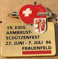 POMME - FRUIT - OBST - APPLE - APFEL - 19.EIDG.ARMBRUST - SCHÜTZENFEST - 27 JUNI - 7 JULI 1996 - FRAUENFELD- SUISSE-(19) - Boogschieten