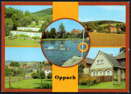 F5146 - TOP Oppach Ferienlager VEB Kombinat Schwarze Pumpe Freibad - Bild Und Heimat Reichenbach - Löbau