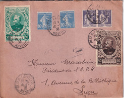1938 - VIGNETTE / CINDERELLA PROPAGANDE JOFFRE Sur ENVELOPPE De METZ (MOSELLE) - Militärmarken