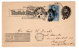 1893, 1 C. Columbus A. Ausstellungs-GSU 1 C.    , #2 - Storia Postale