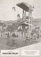 Photo Paris Stade Des Tourelles Un Triple Plongeon  1929 - Kunst- Und Turmspringen