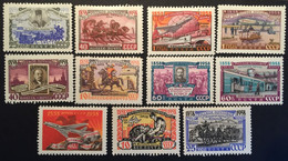 1958 - Russia & URSS -  Centenary Of Russian Postage Stamps - 11 Stamps - New - Nuevos