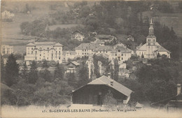 CPA  Saint-Gervais-Les-Bains - Vue Générale - Superbe  -  Bon état. 14d - Saint-Gervais-les-Bains