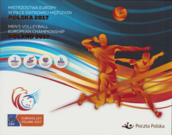Poland 2017 Booklet / Men's European Volleyball Championship / 2 X FDC And Full Sheet MNH** - Booklets
