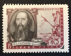 1958 - Russia & URSS - Mikhail Saltykov Shchedrin - New - Nuevos