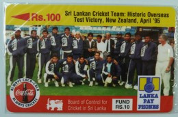 SRI LANKA - GPT - 14SRLA  - Rs 100 - Cricket Team - Mint Blister - Sri Lanka (Ceylon)