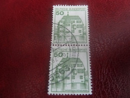 Deutsche Bundespost - Wasserschloss Inzlingen - Val 50 - Vert - Double Oblitérés - Année 1982 - - Gebraucht