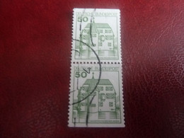 Deutsche Bundespost - Wasserschloss Inzlingen - Val 50 - Vert - Double Oblitérés - Année 1982 - - Gebraucht