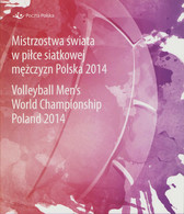 POLAND 2014 Booklet / Volleyball Men's Championships, Sport, Players / With Full Sheet **MNH - Postzegelboekjes