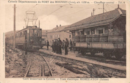 Les Rousses Tram Tramway électrique Nyon Morez éd George Lons Colonie Fort - Other Municipalities