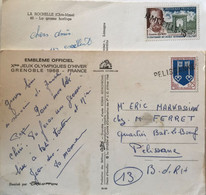 Bouches Du Rhône - Griffe Marseille & Griffe Pélissanne Sur Carte Postale - LOT - 1961-....
