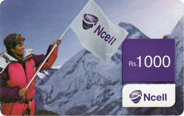 GSM MOBILE PHONE PREPAID Used RECHARGE CARD Rs.1000 NCELL NEPAL - Népal