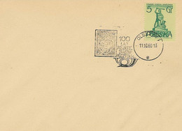 Poland Postmark D60.10.11 Olskop: OLSZTYN 100 Years Of Polish Stamp Trumpet - Interi Postali