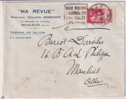 1935 - BANDE PUB "L'ART VIVANT" Sur PAIX Sur ENVELOPPE De DAX (LANDES) Avec OBLITERATION DAGUIN ! - Cartas & Documentos
