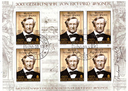 PIA - VATICANO - 2013 : 200° Della Nascita Di Richard Wagner - (SAS Bf 115) - Used Stamps