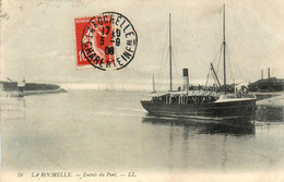 La Rochelle * Entrée Du Port De La Ville * Bateau Vapeur - La Rochelle