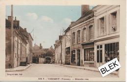 89 . Yonne .  Treigny : Grande Rue . - Treigny