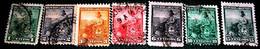 Argentina,1899/1903, LOT. Old Argentina.-Alegory.Michel # 100,101,102,104,105,106,109. - Oblitérés