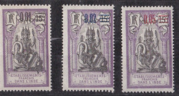 ⭐ Inde - YT N° 56 à 58 ** - Neuf Sans Charnière - 1922 ⭐ - Unused Stamps