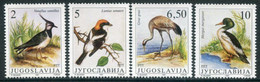 YUGOSLAVIA 1991 Migratory Birds  MNH / **.  Michel 2463-66 - Nuovi