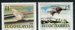 YUGOSLAVIA 1991 European Nature Protection MNH / **.  Michel 2503-04 - Nuovi