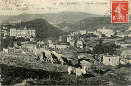 Châtel Guyon * Vue Du Village , Prise Du Calvaire * Panorama De La Ville - Châtel-Guyon