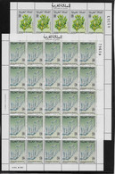 Maroc N°1031/1032 - Fleurs - Feuille De 25 Exemplaires - Neufs ** Sans Charnière - TB - Marokko (1956-...)