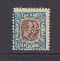 Iceland, Scott 83, MLH - Neufs