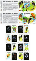 Czech Republic - 2021 - Jihlava Zoo - Marmoset Monkeys - 30 Years Of Breeding - 2 Mint Stamp Booklets With Hologram - Unused Stamps