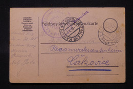 TCHÉCOSLOVAQUIE - Carte De Correspondance Militaire En 1915 De Karlin Pour Čakovice ( Prague ) - L 112579 - ...-1918 Voorfilatelie