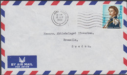 1972. HONG KONG. Elizabeth $ 1.30 On AIR MAIL Cover To Bromolla, Sweden From HONG KONG 15 SEP... (Michel 206) - JF427084 - Brieven En Documenten