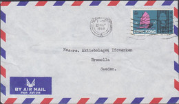 1968. HONG KONG $1.30 SHIPS On AIR MAIL Cover To Bromolla, Sweden Cancelled HONG KONG 22 MAY ... (Michel 237) - JF427094 - Lettres & Documents