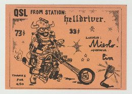 QSL Card 27MC Helldriver Mierlo (NL) Motor - CB-Funk