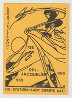 QSL Card 27MC Lady Zwarte Kat Lierop (NL) - CB-Funk