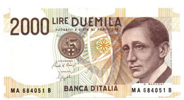 Italia - 2.000 Lire 1990 - Marconi    ---- - 2000 Liras