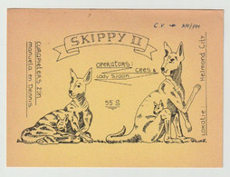 QSL Card 27MC Skippy II Helmond (NL) Kangoeroe - CB-Funk