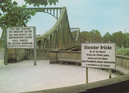 D-14109 Berlin - Grenze - Glienicker Brücke - Brücke Der Einheit - Mur De Berlin