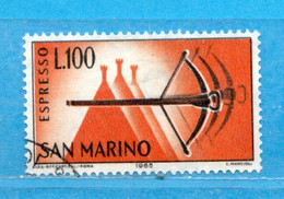 SAN MARINO ° 1966 - ESPRESSO. .Unif. E29. Usati - Express Letter Stamps