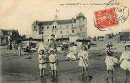 Pornichet * La Plage De L'hôtel Des Bains * Baigneurs - Pornichet