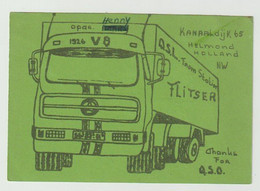 QSL Card 27MC Mercedes Flitser Helmond (NL) - CB-Funk