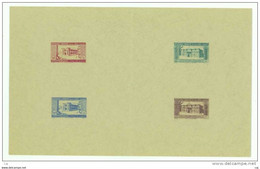 Grand Liban  -  Epreuves De Luxe Collectives  :  Yv  189-92 + Av 85-90   (*)  2 ème Anniversaire De L' Indépendance - Lettres & Documents