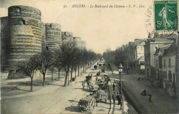 Angers * Le Boulevard Du Château * Attelage - Angers