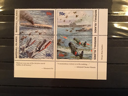 Marshall Islands 1992 World War II Battle Of Medway MNH Sc 312-5 Yv 423-6 Mi 415-8 - Marshall