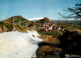 Albert MONIER Monier * CP Photographe * N°A 10530 Apchon ( Cantal ) Et Les Ruines Du Château Féodal - Monier