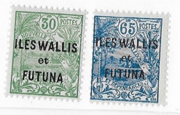 ⭐ Wallis Et Futuna - YT N° 40 Et 41 ** - Neuf Sans Charnière - 1927 / 1928 ⭐ - Neufs