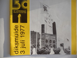 DIKSMUIDE 3 Juli 1977 - 50e IJZER BEDEVAART Oorlog Vlaanderen Vlaams Idealisme - Histoire