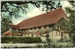 WIEDEN B. Lörrach Schwarzwald 1958 Privatkarte Coloriert " Hirschen Gasthof Pension " Bedarf 10Pf Heuß I > Georgenhausen - Loerrach